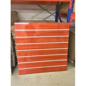 MDF Slatwall Lamellenwand - incl. Profiel 15cm - Wood Rouge