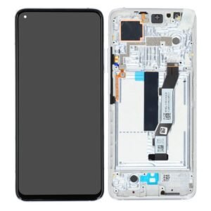 Écran LCD Tactile avec Cadre Xiaomi Mi 10T (M2007J3SY)/Mi 10T Pro (M2007J3SG) - 5600040J3S00 - Argent