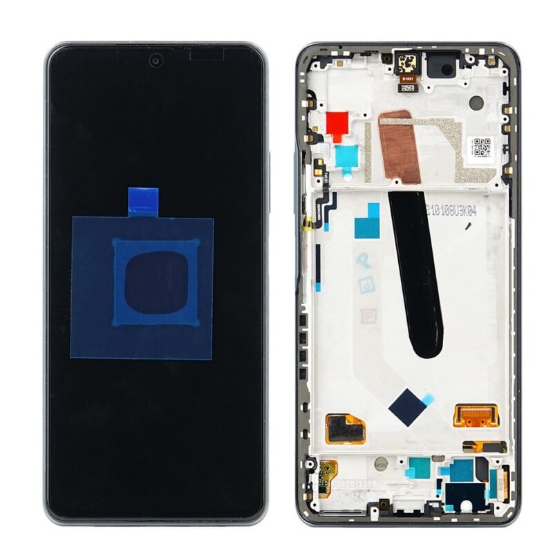 Écran LCD Tactile + Cadre Xiaomi Mi 11i (M2012K11G)/Poco F3 (M2012K11AG)/Mi 11x Pro (M2012K11I)/Mi 11x (M2012K11AI) - ( Original Service Pack) 5600040K1100 - Bleu