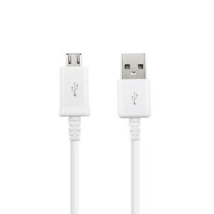 Retail Micro to USB Charging Cable - 2 Meter - Blanc