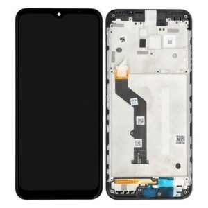 Écran LCD Tactile Avec Cadre Motorola Moto E7 Plus (XT2018) - 5D68C17416 - Noir