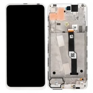 Écran LCD Tactile avec Cadre Motorola Moto One Fusion+ (XT2067) - 5D68C16858 - Blanc