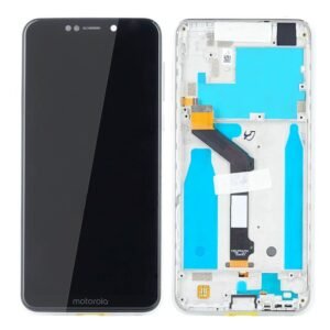 Écran LCD + Tactile Avec Cadre Motorola One (XT1941) - 5D68C11801 - Blanc