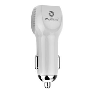 Multiline Dual Power USB Car Charger 2.4A - incl. Micro USB Cable - MWY-112