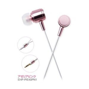 Elecom Canal Type Stereo Headphones - EHP-PIE40PN3 - Rose