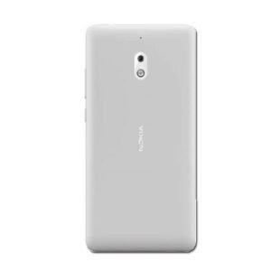 Nokia 2.1 (2018) (TA-1080) Cache arrière MEE2M01026A Blanc Argent