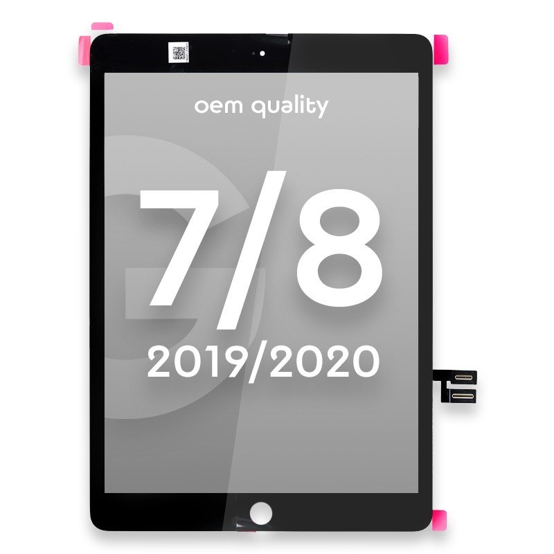 Vitre Tactile iPad 7 (10.2) (2019)/iPad 8 (10.2) 2020 - Qualité OEM Noir 2 Vitre Tactile iPad 7 (10.2) (2019)/iPad 8 (10.2) 2020 - Qualité OEM Noir