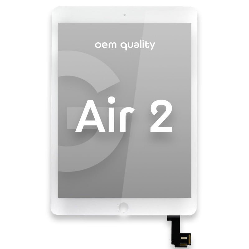 Écran LCD et Vitre Tactile iPad Air 2 Full OEM Blanc 2 Écran LCD et Vitre Tactile iPad Air 2 Full OEM Blanc