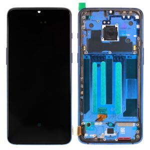 OnePlus 7 (GM1901) Écran LCD + Tactile Avec Cadre  - Bleu
