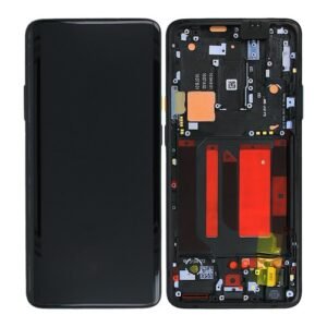 OnePlus 7T Pro (HD1913) Écran LCD + Tactile Avec Cadre 2011100100 Papaya Orange
