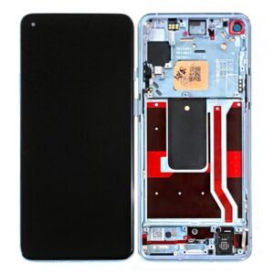 Écran LCD + Tactile Avec Cadre OnePlus 8T (KB2003) - Argent