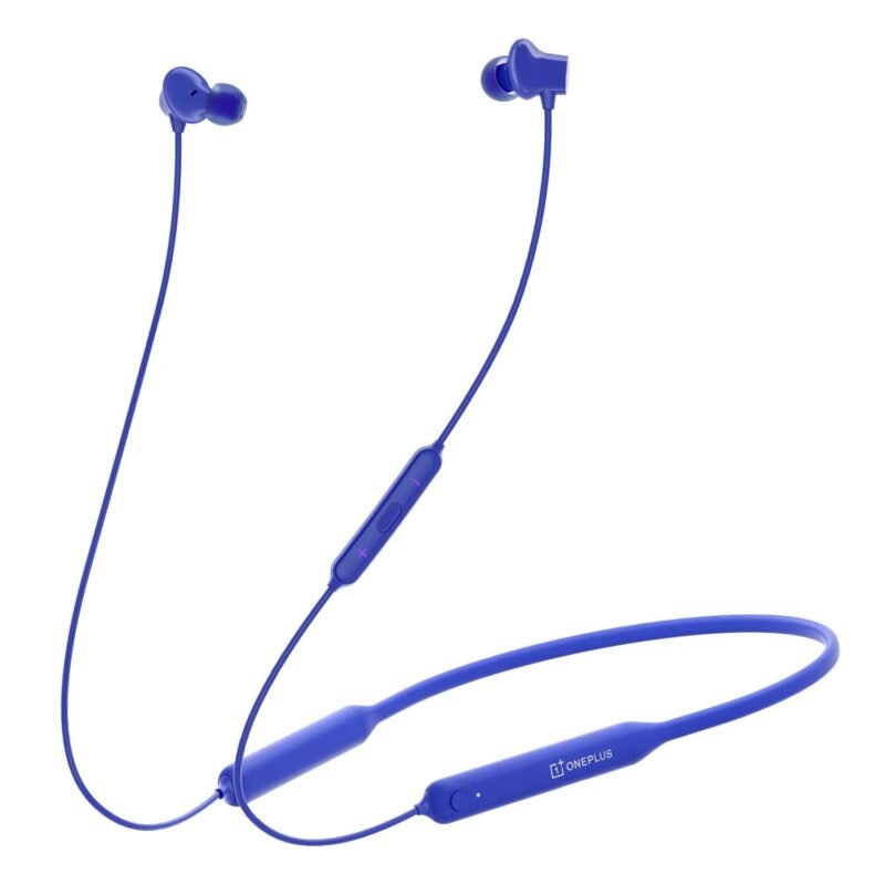 OnePlus Bullets Wireless Z Bleu in-Ear Bluetooth Earphones avec Mic