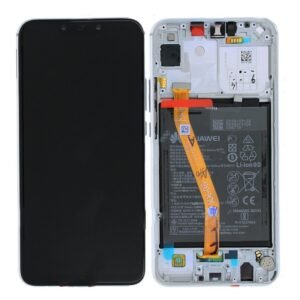 Écran LCD + Tactile Avec Cadre Huawei P Smart+ (INE-LX1) - Incl. Batterie Et Pièces 02352BUK Blanc