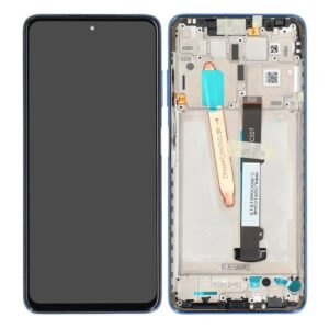 Écran LCD + Tactile Avec Cadre Xiaomi Poco X3 NFC (M2007J20CG) - 560002J20C00 - Bleu