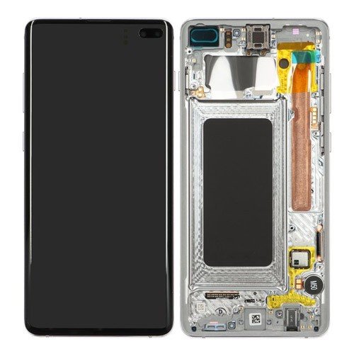 Écran LCD Tactile avec Cadre Samsung G975F Galaxy S10 Plus Écran GH82-18849B/GH82-18834B Blanc 2 Écran LCD Tactile avec Cadre Samsung G975F Galaxy S10 Plus Écran GH82-18849B/GH82-18834B Blanc