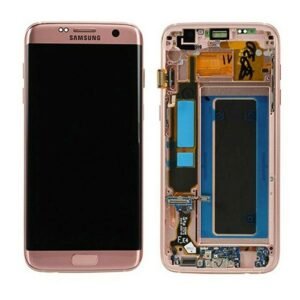 Écran LCD + Tactile Avec Cadre Samsung G935F Galaxy S7 Edge - GH97-18533E/GH97-18767E - Rose Gold