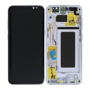 Écran LCD + Tactile Avec Cadre Samsung G950F Galaxy S8 - GH97-20457B/GH97-20473B - Artic Argent