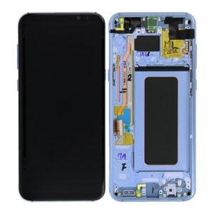 Écran LCD + Tactile Avec Cadre Samsung G955F Galaxy S8 Plus - GH97-20470D/GH97-20564D - Coral Bleu