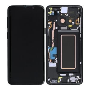 Écran LCD + Tactile Avec Cadre Samsung G960F Galaxy S9 - GH97-21696A/GH97-21697A - Noir
