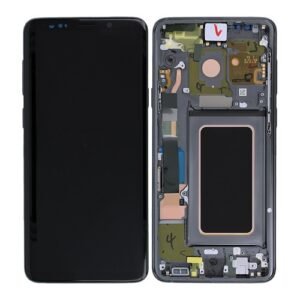 Écran LCD + Tactile Avec Cadre Samsung G965F Galaxy S9 Plus - GH97-21691C/GH97-21692C - Titanium Gris