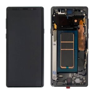 Écran LCD + Tactile Avec Cadre Samsung N960F Galaxy Note 9 - OLED Premium Qualité - Noir