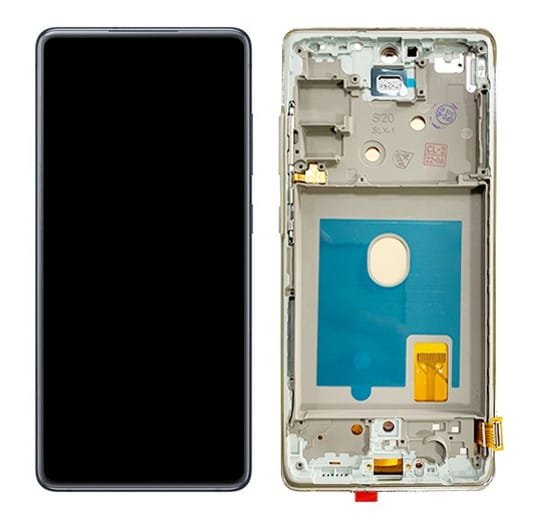 Écran LCD Tactile avec Cadre Samsung Galaxy S20 FE 4G SM-G780F/Galaxy S20 FE 5G SM-G781B - OLED Premium Qualité - Blanc