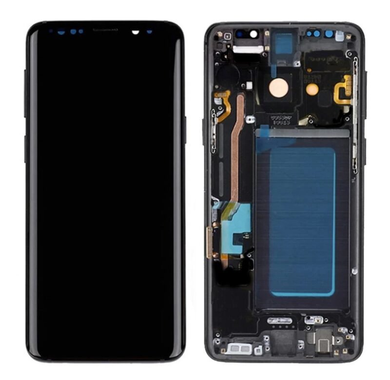 Écran LCD Tactile avec Cadre Samsung G960F Galaxy S9 - OLED Premium Qualité - Noir