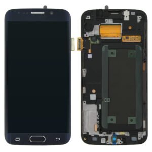 Écran LCD + Tactile Samsung G925F Galaxy S6 Edge Cadre GH97-17162A Noir