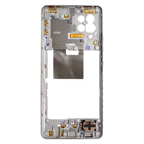 Samsung Galaxy A42 5G SM-A426B Cadre central GH97-25855B Blanc 2 Samsung Galaxy A42 5G SM-A426B Cadre central GH97-25855B Blanc