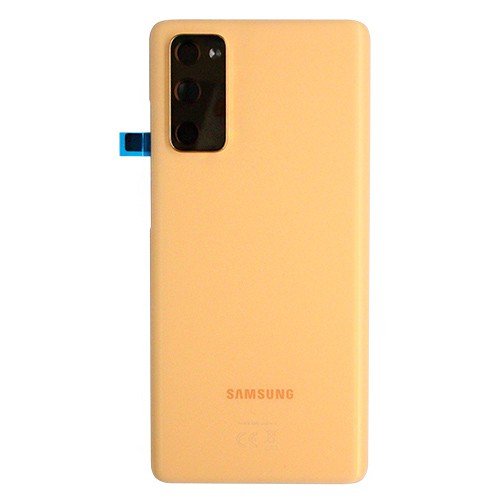 Cache arrière Samsung Galaxy S20 Fan Edition 4G SM-G780F/Galaxy S20 Fan Edition 5G SM-G781B GH82-24263F/GH82-24223F Orange