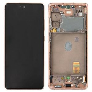 Écran LCD + Tactile Avec Cadre Samsung Galaxy S20 FE 4G SM-G780F/Galaxy S20 FE 5G SM-G781B Écran GH82-24220F/GH82-24219F/GH82-24214F/GH82-24215F Orange