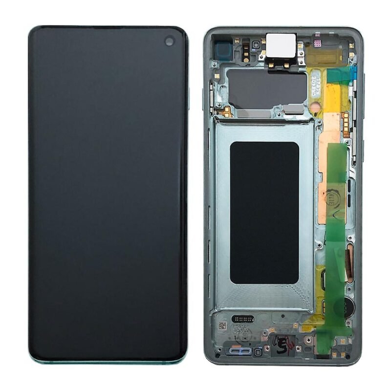 Écran LCD Tactile avec Cadre Samsung G973F Galaxy S10 Écran GH82-18850E/GH82-18835E Vert 2 Écran LCD Tactile avec Cadre Samsung G973F Galaxy S10 Écran GH82-18850E/GH82-18835E Vert