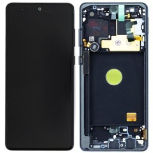Écran LCD + Tactile Avec Cadre Samsung N770F Galaxy Note 10 Lite - GH82-22055A/GH82-22192A - Noir