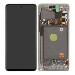 Écran LCD + Tactile Avec Cadre Samsung N770F Galaxy Note 10 Lite - GH82-22055B/GH82-22192B - Argent