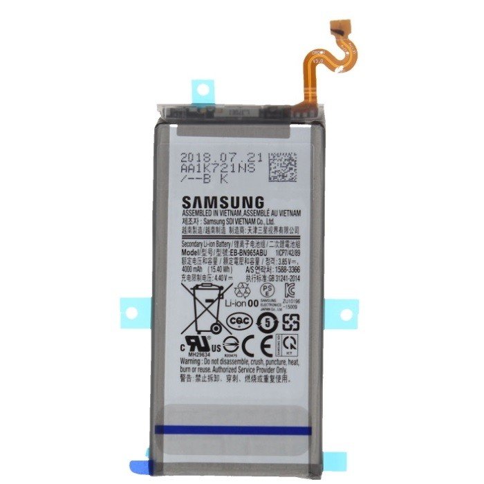 Samsung N960F Galaxy Note 9 Batterie 4000mAh EB-BN965ABU GH82-17562A 2 Samsung N960F Galaxy Note 9 Batterie 4000mAh EB-BN965ABU GH82-17562A