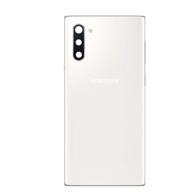 Cache arrière Samsung N970F Galaxy Note 10 - Avec Objectif - Blanc