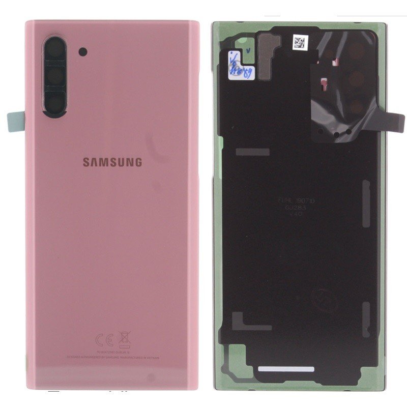 Cache arrière Samsung N970F Galaxy Note 10 GH82-20528F Aura Rose 2 Cache arrière Samsung N970F Galaxy Note 10 GH82-20528F Aura Rose