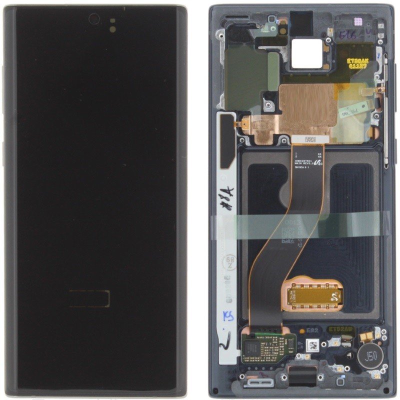 Écran LCD Tactile avec Cadre Samsung N970F Galaxy Note 10 Écran GH82-20818A/GH82-20817A Aura Noir