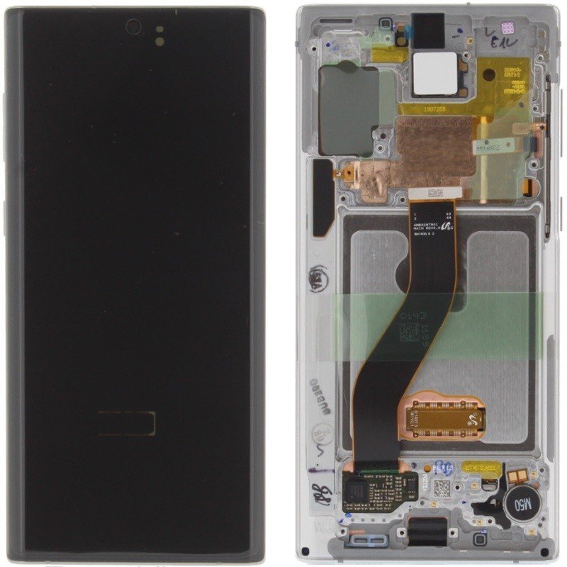 Écran LCD Tactile avec Cadre Samsung N970F Galaxy Note 10 - GH82-20818B/GH82-20817B - Aura Blanc 2 Écran LCD Tactile avec Cadre Samsung N970F Galaxy Note 10 - GH82-20818B/GH82-20817B - Aura Blanc
