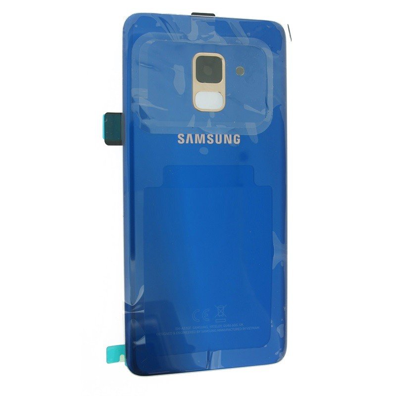 Cache arrière Samsung Galaxy A8 2018 SM-A530F GH82-15551D Blue 2 Cache arrière Samsung Galaxy A8 2018 SM-A530F GH82-15551D Blue
