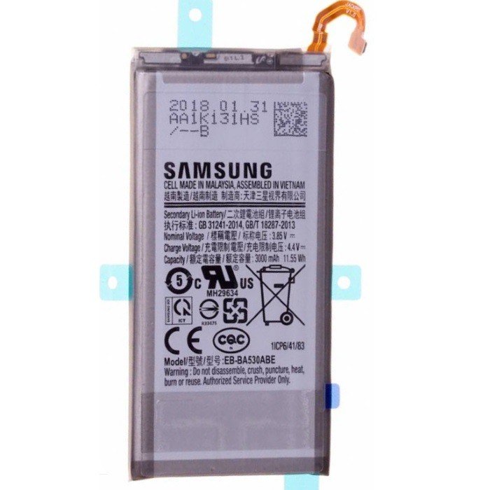 Samsung Galaxy A8 2018 SM-A530F Batterie GH82-15656A EB-BA530ABE - 3000mAh 2 Samsung Galaxy A8 2018 SM-A530F Batterie GH82-15656A EB-BA530ABE - 3000mAh