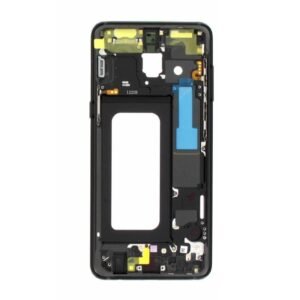 Samsung Galaxy A8 2018 SM-A530F Cadre central Incl. Power & Volume Flex GH96-11295A Noir