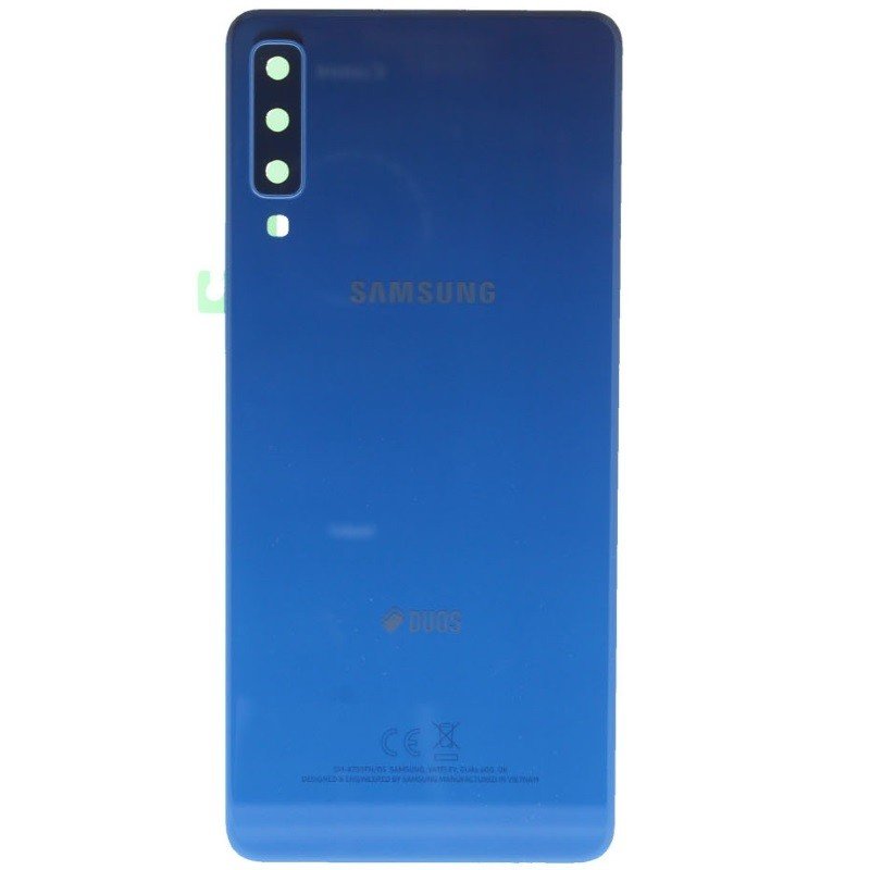 Samsung Galaxy A7 2018 SM-A750F Cache arrière DUOS GH82-17833D Blue 2 Samsung Galaxy A7 2018 SM-A750F Cache arrière DUOS GH82-17833D Blue