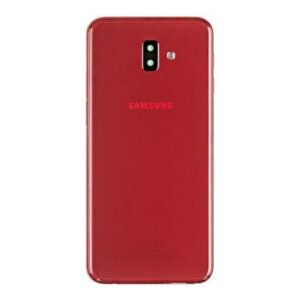 Samsung Galaxy J6+ SM-J610F Cache arrière  avec Cadre central + Objectif Rouge