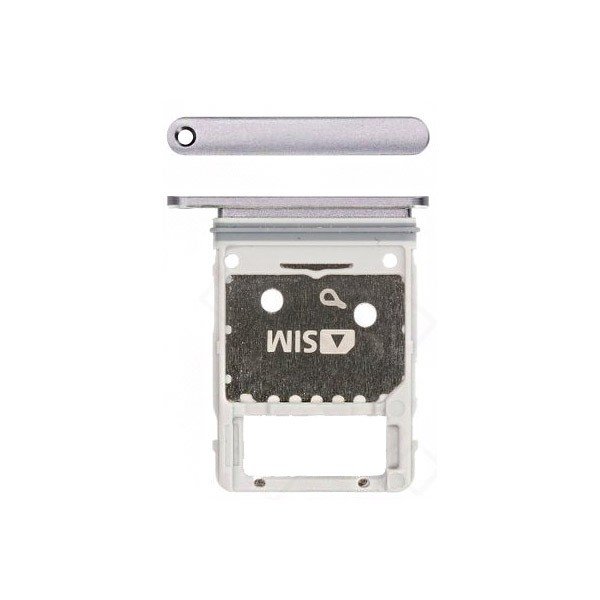 Tiroir Carte SIM / SD Samsung Galaxy Tab S6 (WiFi) SM-T860/Galaxy Tab S6 (4G/LTE) SM-T865 - GH98-44718A Gris