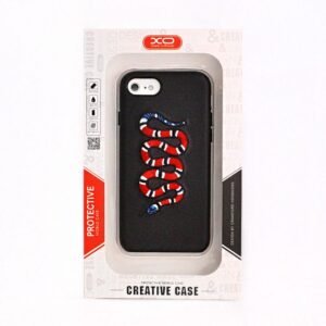 XO Creative Protective Snake Case For iPhone 7/8 - Noir