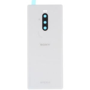 Sony Xperia 1 (J9110, J9150, J9180) Cache arrière 1319-0287 Blanc