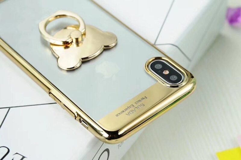 Apple iPhone 7/iPhone 8 Sulada Bear Finger Holder Coque TPU Gold 2 Apple iPhone 7/iPhone 8 Sulada Bear Finger Holder Coque TPU Gold