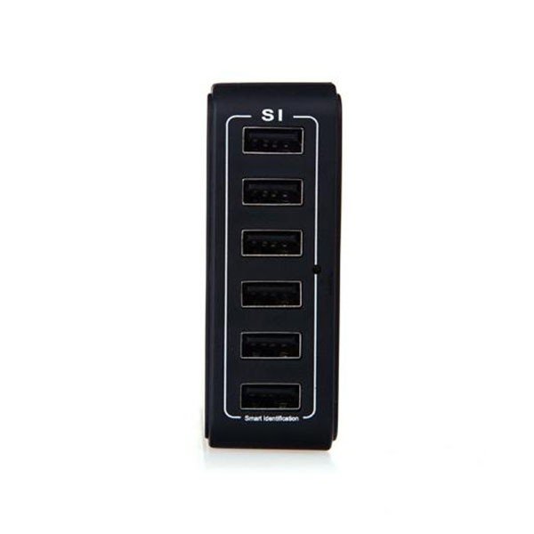 Smart Identification - ICH-S03 - 6 Port Desktop USB Charger - Noir 2 Smart Identification - ICH-S03 - 6 Port Desktop USB Charger - Noir