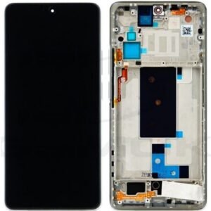 Écran LCD + Tactile Avec Cadre Xiaomi 11T (21081111RG)/Mi 11T Pro (2107113SG)/Poco F4 GT (21121210G) - 560003K11R00/56000D0K3S00 - Blanc